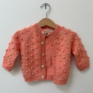 NWOT Misha & Puff Popcorn Cardigan - Grapefruit